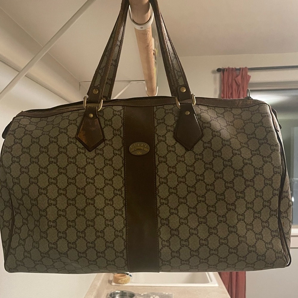 Vintage Gucci duffel bag